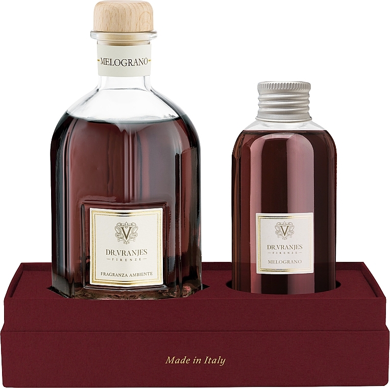 Set - Dr Vranjes Melograno Gift Box (diffuser/250ml + refill/150ml) — photo N1