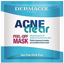 Cleansing Peeling Mask for Problem Skin - Dermacol Acne Clear Cleansing Peel-Off Mask — photo N7