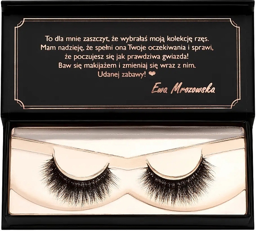 False Lashes - Lash Me Up! Eyelashes Gold Queen — photo N1