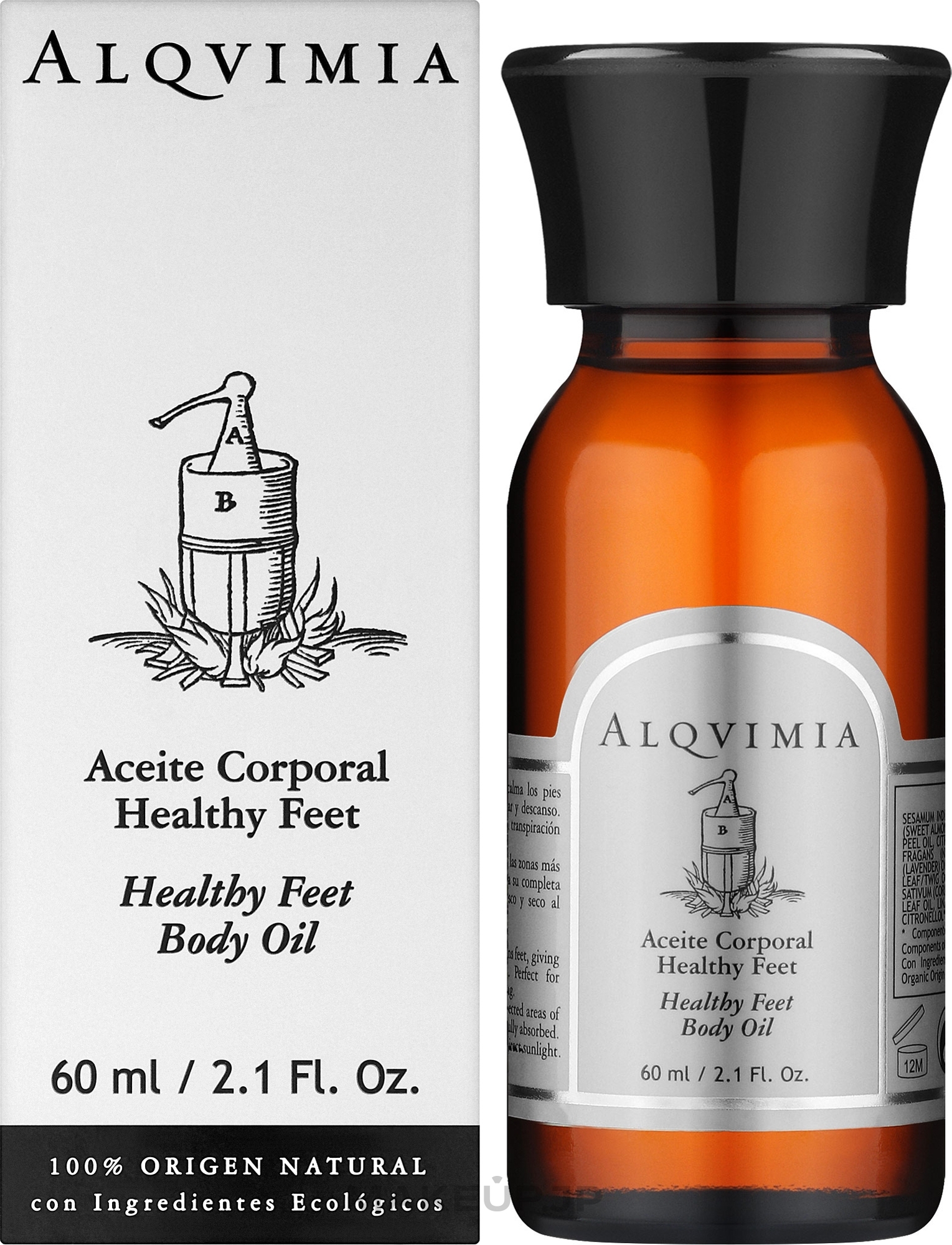 Healthy Feet Body Oil - Alqvimia Restorative Foot Oil Healthy Feet — photo 60 ml