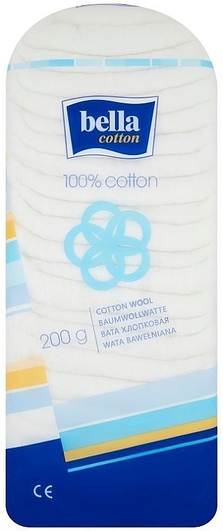 Cotton Wool, 200 g - Bella Cotton 100% — photo N1