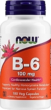 Vitamin B6, 100 mg - Now Foods Vitamin B6 — photo N2