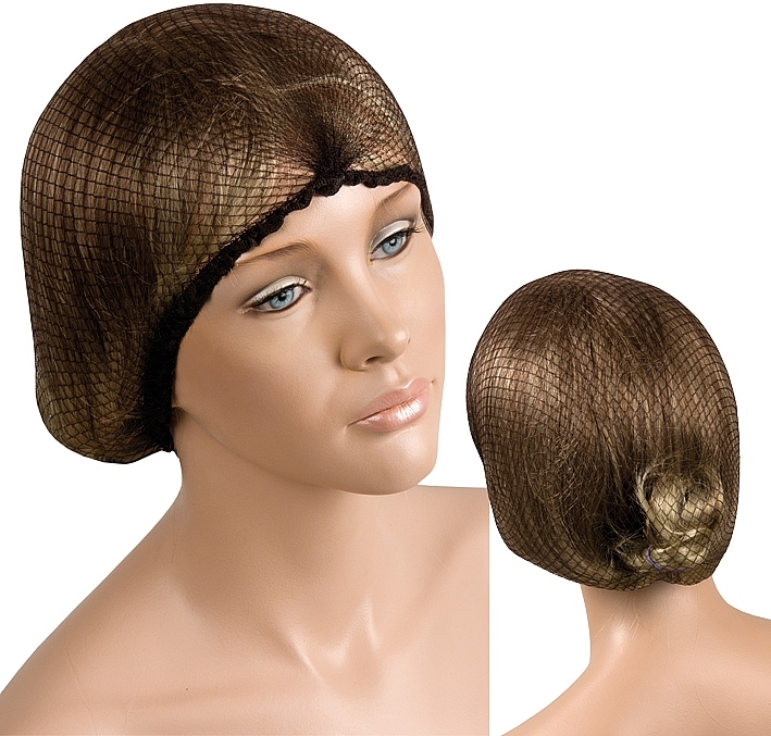 Hair Net, dark-brown, 01049/67 - Eurostil — photo N9