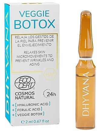 Facial Ampoules 'Vegetarian Botox' - Dhyvana Veggie Botox Ampoules — photo N3