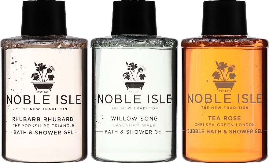 Noble Isle Fresh & Clean Bath & Shower Trio - Set (sh/gel/3x75ml) — photo N5