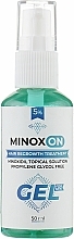 Hair Growth Gel 5% - Minoxon Hair Regrowth Treatment Minoxidil Topical Solution Propylene Glycol Free 5% — photo N1