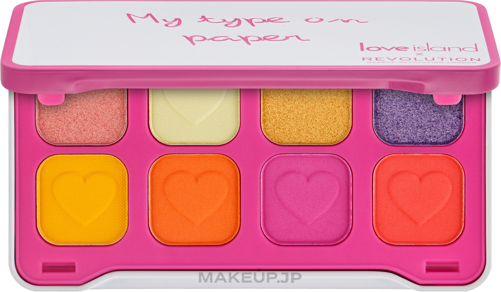 Eyeshadow Palette - Makeup Revolution x Love Island My Type on Paper Dynamic — photo 8 g