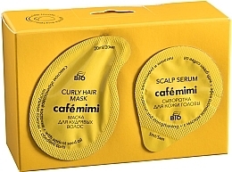 Fragrances, Perfumes, Cosmetics Set - Cafe Mimi Curly (mask/20ml + ser/5ml)