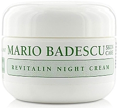 Fragrances, Perfumes, Cosmetics Night Cream for Dry Skin - Mario Badescu Revitalin Night Cream