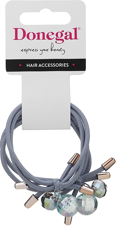 Hair Tie, FA-5697+2, blue-grey - Donegal — photo N1