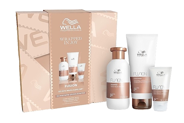 Set - Wella Professionals Fusion (shm/250ml + h/cond/200ml + h/mask/75ml)	 — photo N1