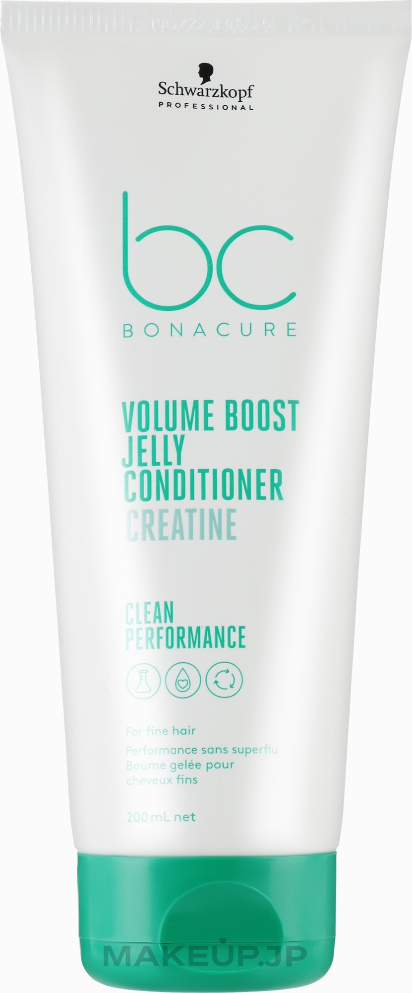 Thin Hair Conditioner - Schwarzkopf Professional Bonacure Volume Boost Jelly Conditioner Ceratine — photo 200 ml
