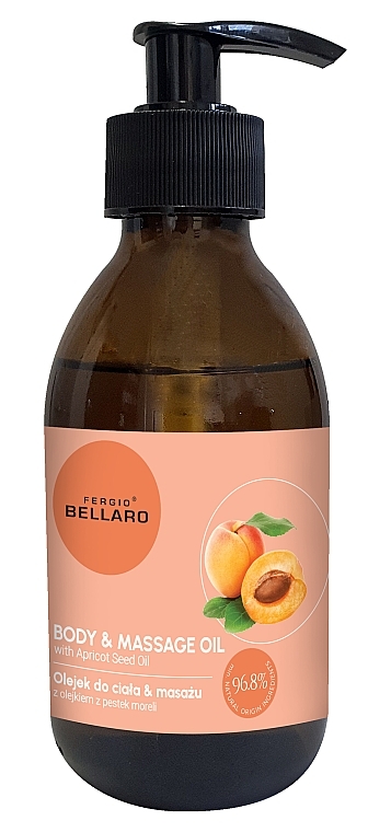 Body & Massage Oil with Apricot Kernel Oil - Fergio Bellaro Body & Massage Oil — photo N1