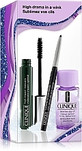 Fragrances, Perfumes, Cosmetics Clinique High Drama In A Wink (remover/30ml + mascara/7ml + eye/cr/0.14g) - Set