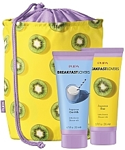 Fragrances, Perfumes, Cosmetics Set - Pupa Breakfast Lovers Kiwi & Oat Milk (sh/milk/2x200ml + bag)