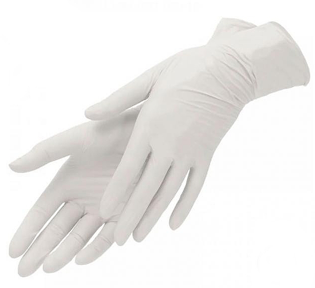 Powder-Free Reinforced Nitrile Gloves, white, XS size - Matopat Ambulex Nitryl  — photo N1