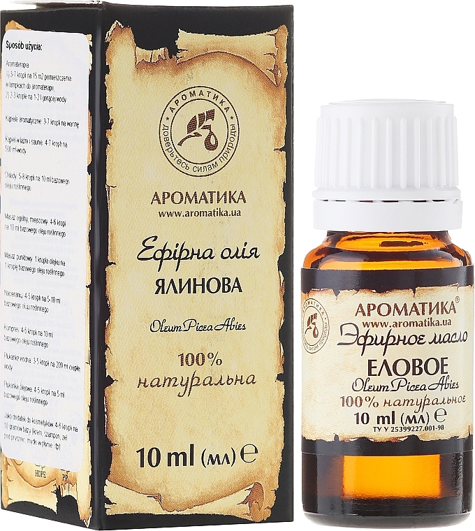 Essential Oil "Spruce" - Aromatika — photo N1