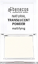 Transparent Mattifying Face Powder - Benecos Natural Translucent Powder Mission Invisible — photo N15