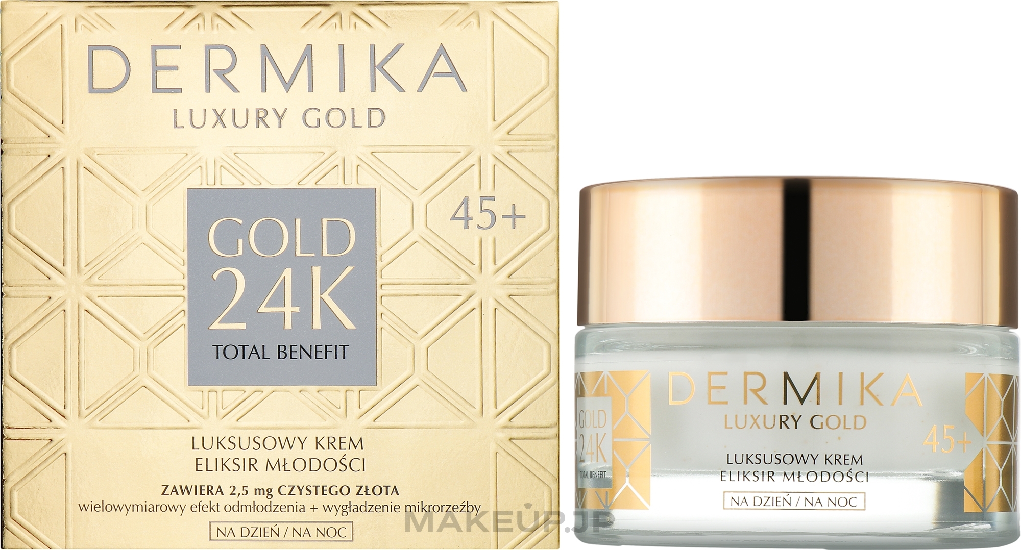 Youth Stimulant Face Cream - Dermika Gold 24K Face Cream 45+ — photo 50 ml