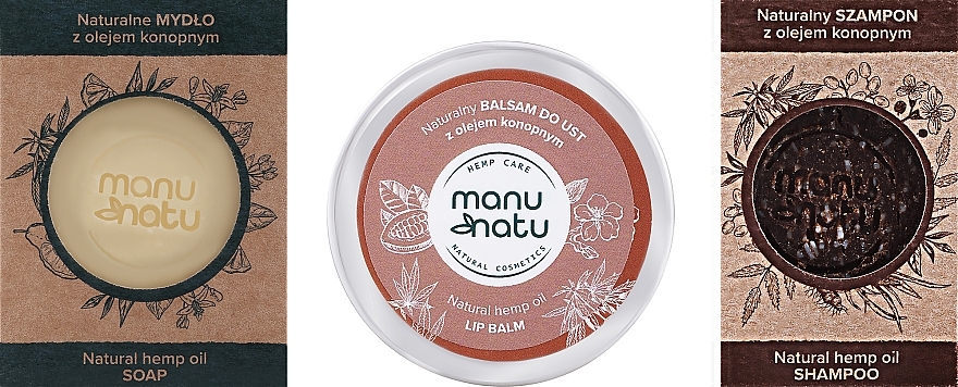 Set - Manu Natu (shmp/90g + soap/100g + balm/30ml) — photo N2