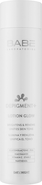 Brightening & Unifying Antioxidant Toner Lotion - Babe Laboratorios Depigment+ Lotion Glow — photo N1