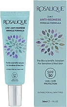 Fragrances, Perfumes, Cosmetics Anti-Redness Face Cream - Rosalique 3 in 1 Anti-Redness Miracle Formula