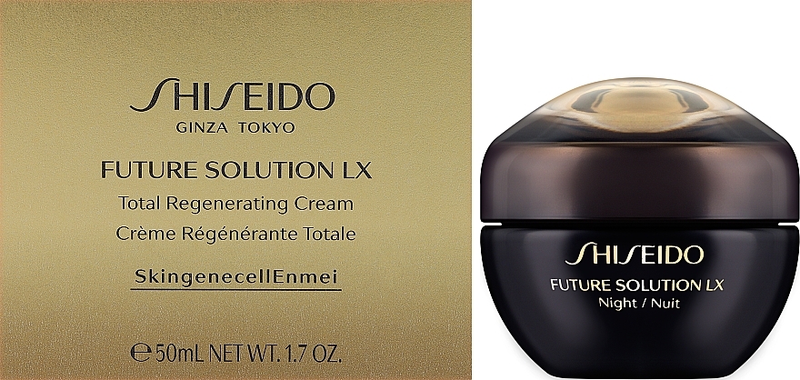 Regenerating Night Face Cream - Shiseido Future Solution LX Total Regenerating Cream — photo N2