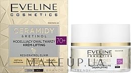 Face Lifting Cream 70+ - Eveline Cosmetics Ceramidy & Retinol — photo N2