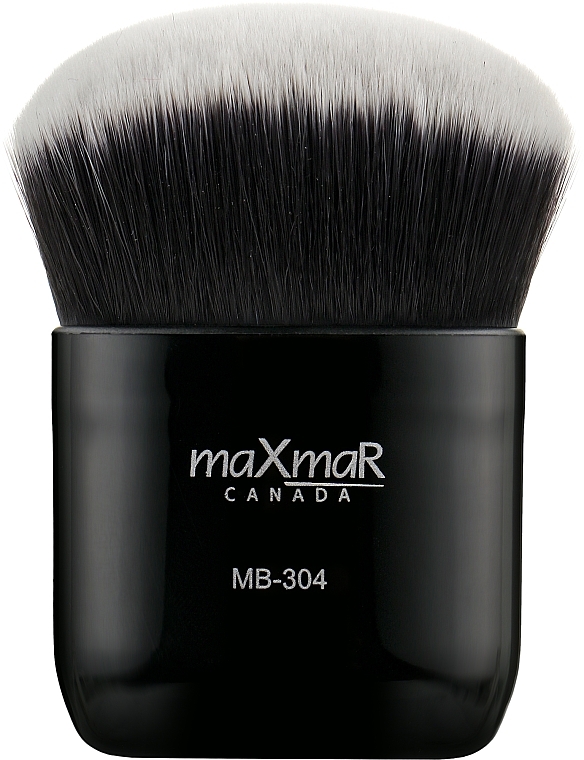 Powder, Blush & Bronzer Kabuki Brush, black - MaXmaR Brush MB-304 — photo N1