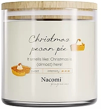 Scented Soy Candle 'Christmas Pecan Pie' - Nacomi Fragrances — photo N1