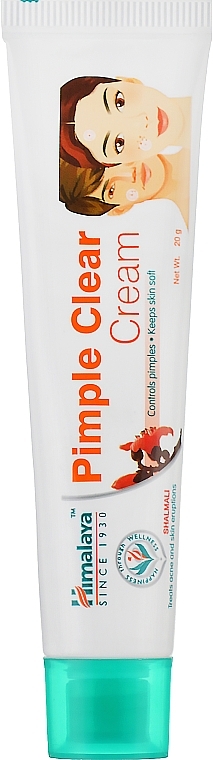 Cream for Problematic Skin - Himalaya Herbals Acne-n-Pimple Cream — photo N1