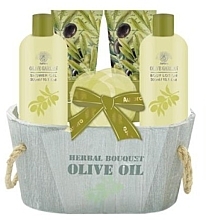 Fragrances, Perfumes, Cosmetics Set, 6 products - Aurora Herbal Bouquet Olive Oil