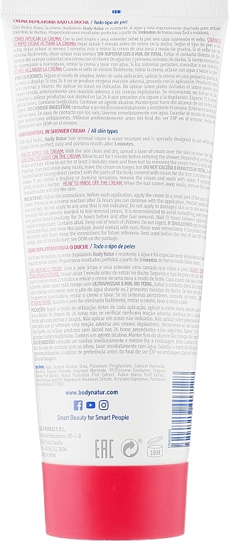 Shower Depilation Cream - Body Natur In-Shower Hair Removal Cream — photo N3