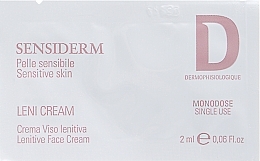 Fragrances, Perfumes, Cosmetics Cream for Sensitive & Couperose Skin - Dermophisiologique Sensiderm Leni Cream (prybka)