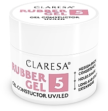 Nail Extension Gel, 12 g - Claresa Rubber Gel — photo N7