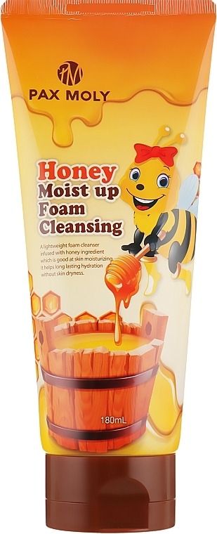 Facial Foam with Honey Extract - Pax Moly Honey Moist Up Foam Cleansing — photo N2