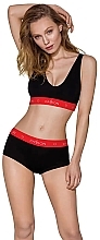 Sport Top with Wide Straps PS003, black - Passion — photo N3