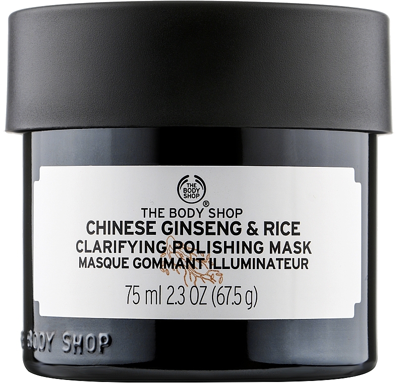 Clarifying Mask - The Body Shop Chinese Ginseng & Rice Clarifying Polishing Mask — photo N1