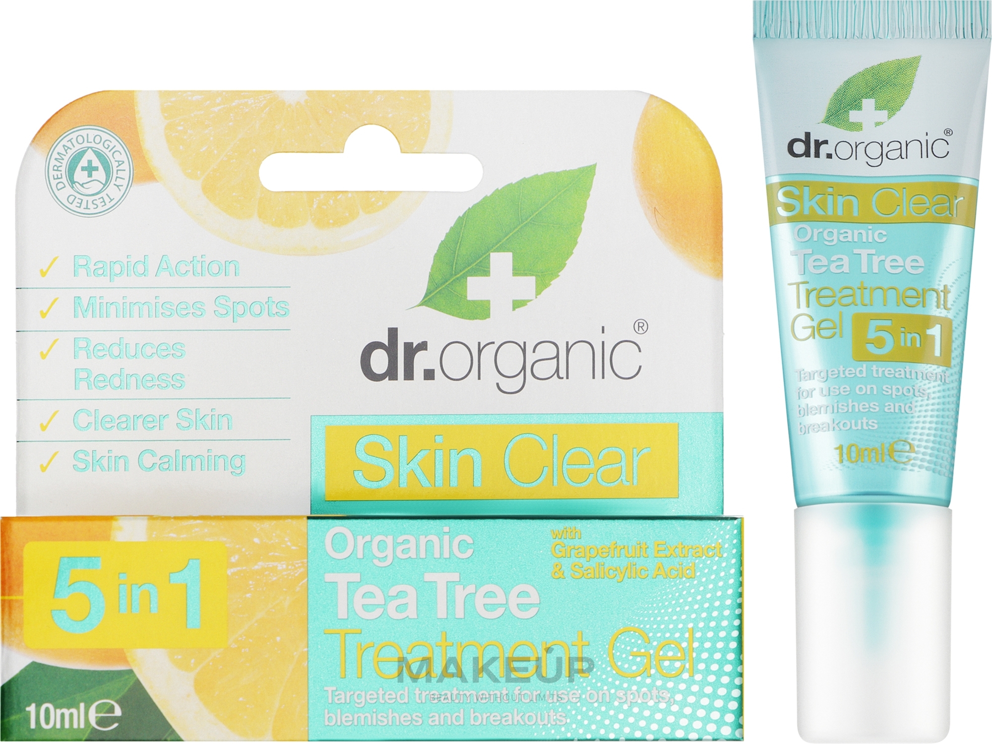 Healing Tea Tree Gel 5in1 - Dr. Organic Skin Clear 5in1 Treatment Gel — photo 10 ml