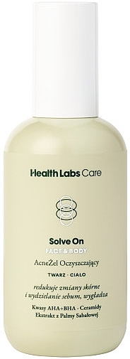 Face & Body Cleansing Gel - Health Labs Care Solve On Face & Body AcneGel — photo N1