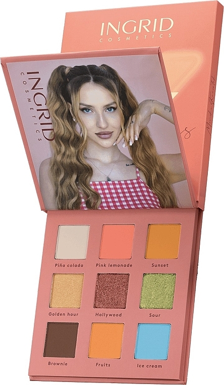 Eyeshadow Palette - Ingrid Cosmetics Team X Summer Evenings Eyeshadow Palette — photo N1