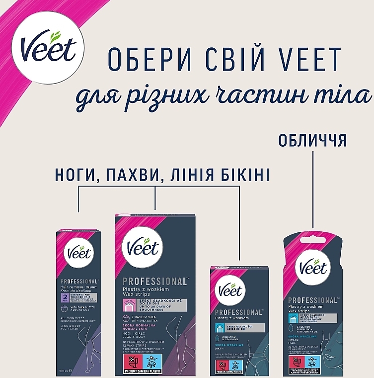 Shea Butter Depilation Cream for all Skin Types - Veet Professional Hair Removal Cream — photo N6