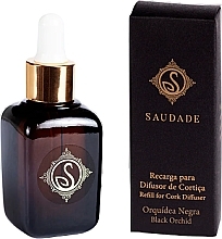 Home Fragrance Oil "Black Orchid" - Essencias De Portugal Saudade Refill For Cork Diffuser Black Orchid (refill) — photo N1