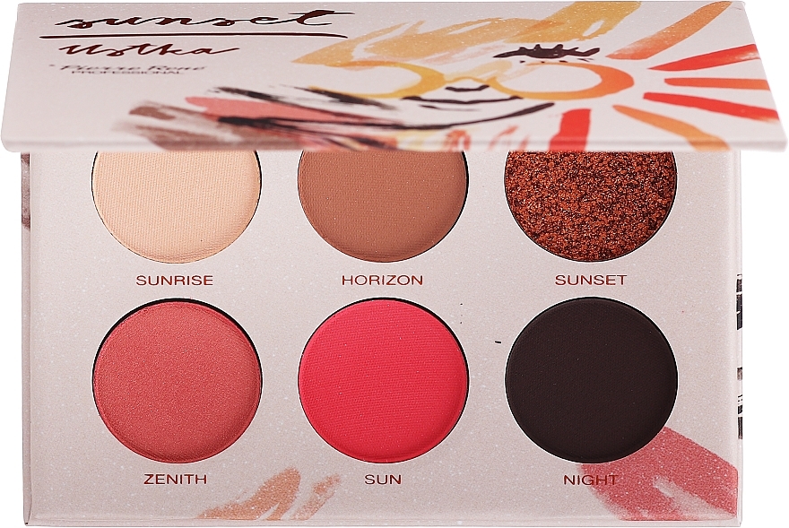 Eyeshadow Palette - Pierre Rene Eyeshadow Palette Sunset Ustka — photo N3