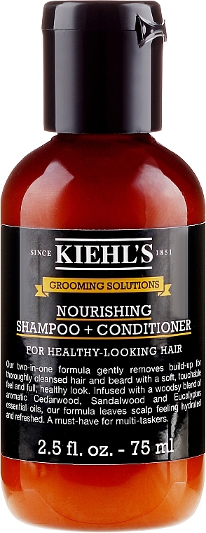 Shampoo-Conditioner - Kiehl`s Grooming Solutions Nourishing Shampoo + Conditioner — photo N1