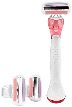 Fragrances, Perfumes, Cosmetics Women's Razor with 2 Replaceable Cassettes - Avon