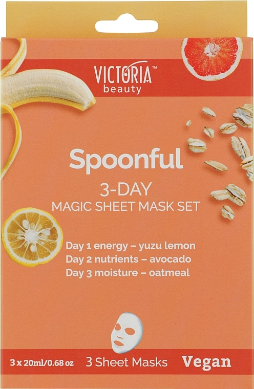 シート マスク セット - Workaholic's Spoonful 3-Day Magic Sheet Mask Set — photo N1