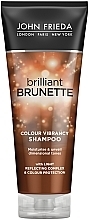 Fragrances, Perfumes, Cosmetics Moisturizing & Color Protection Shampoo for Dark Hair - John Frieda Brilliant Brunette Colour Protecting