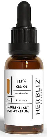 Classic Oil 10% - Herbliz CBD — photo N1