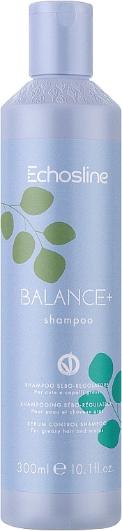 Sebum Regulating Shampoo - Echosline Balance Plus Shampoo — photo N1